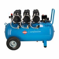 КОМПРЕСОР AIRPRESS LMO 90-380 90Л/3,0КМ БЕЗМАСТИЛЬНИЙ 280Л/ХВ. ТИХИЙ/8БАР/2,25КВт