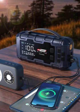 Пусковое зарядное устройство AWTOOLS AW16208BL с компрессором 16000mAh