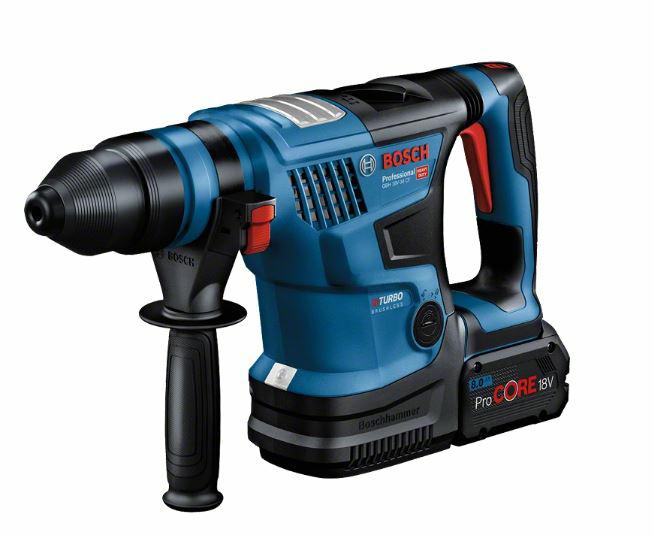 Перфоратор Bosch GBH 18V-34 CF, 18 В, 5,8 Дж, SDS plus, 2 аккумулятора 8 Ah