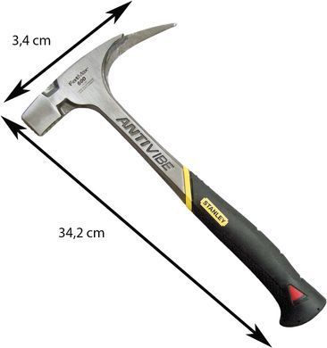 Молоток кровельщика 600 г, STANLEY 1-51-937