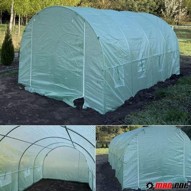 Садовая теплица 4x2,5x2 м (10 м2) Mar-Pol M85001 зеленая