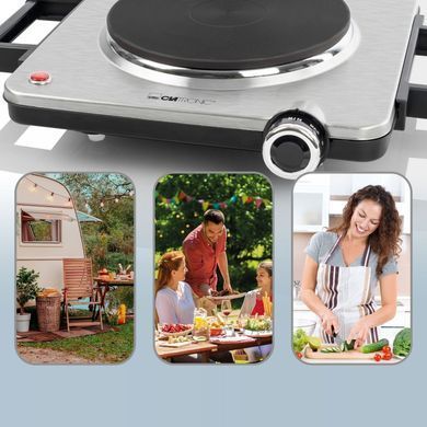 Электроплита портативная одноконфорочная 1500 Вт Clatronic EKP 3788 E