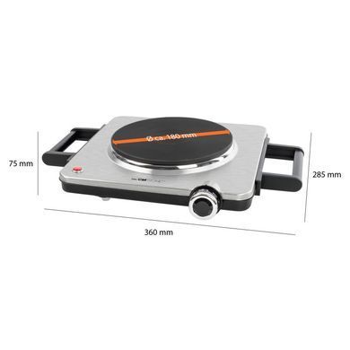 Электроплита портативная одноконфорочная 1500 Вт Clatronic EKP 3788 E