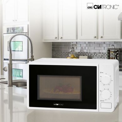 Мікрохвильова піч 20 л 700 Вт Clatronic MWG 792 біла