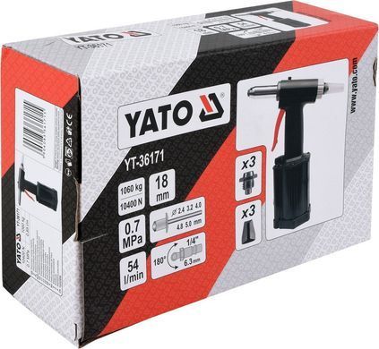 Пневматичний заклепочник Yato YT-36171
