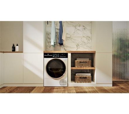 Сушильна машина Beko B5T68243WBDC bPro500 - 52,1 см - тепловий насос - 8 кг