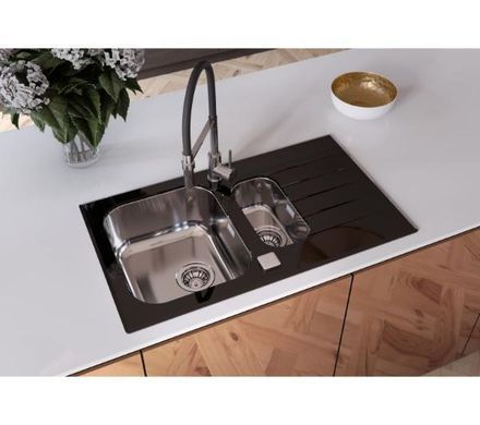 Кухонна мийка Alveus Glassix 20 1100015 - чорний