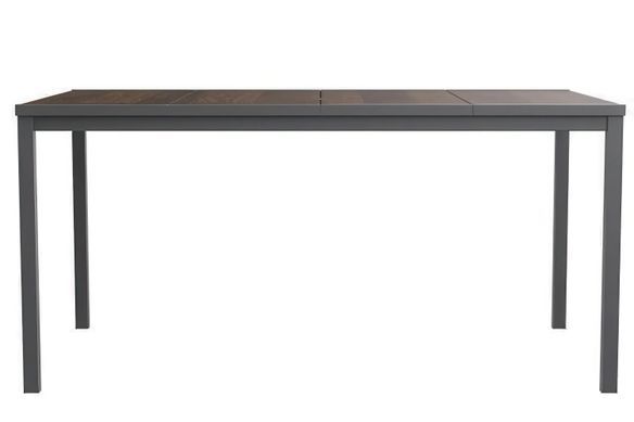 Стіл садовий пластиковий Porto DecoCoat Antracyt Walnut 6-місний Keter