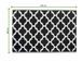 Килим для саду та тераси Agenda Black 180х270 см поліпропіленовий MOODME