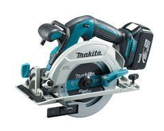 MAKITA ЦИРКУЛЯРНА пила 18V 165 мм 2 х 5,0 Ач LI-ION НЕЩЕТОЧНА ЧЕМОДАН DHS680RTJ