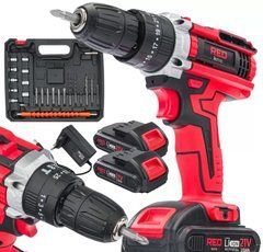 Дрель-шуруповерт аккумуляторная RED TECHNIC RTWA0076