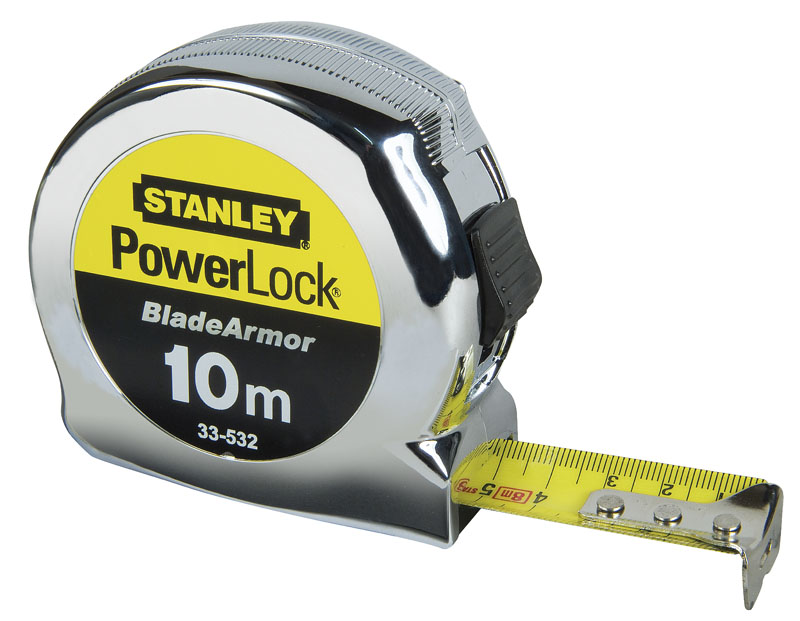 Рулетка Stanley POWERLOCK 8 м с BladeArmor, ширина ленты 25 мм
