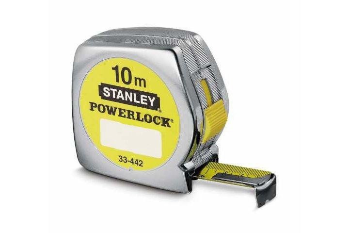 Рулетка измерительная 10 м × 25 мм Stanley Powerlock с автоблокировкой