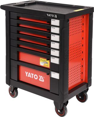 Тележка на колёсах с 211 инструментом Yato YT-55290