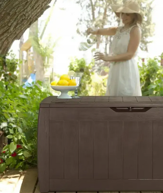 Сундук садовый Keter Hollywood 270L коричневый