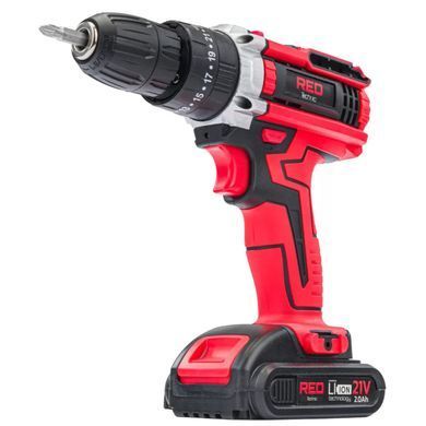 Дриль-шуруповерт акумуляторний RED TECHNIC RTWA0076