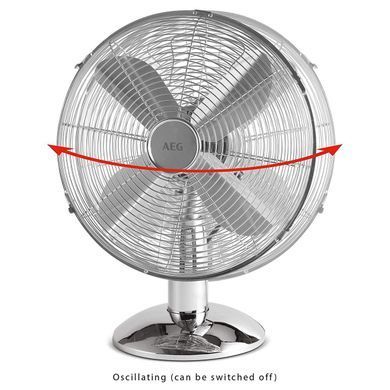 Вентилятор настільний AEG VL 5525 М Inox (&Oslash;25cm)