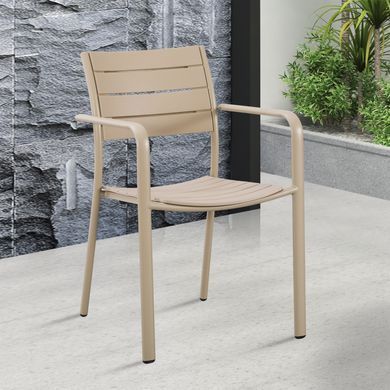 Крісло для тераси&nbsp;та саду MILO Beige 150 кг&nbsp;Bj&oslash;rkka