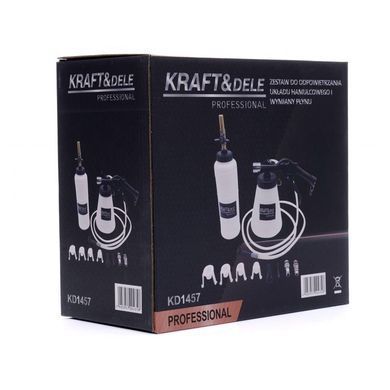 Комплект для прокачки/замены тормозной жидкости Kraft&Dele KD1457