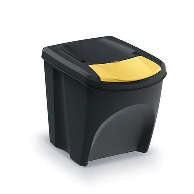 Набор контейнеров для сортировки мусора Keden 25 л 4 шт Sortibox IKWB25S4-S411