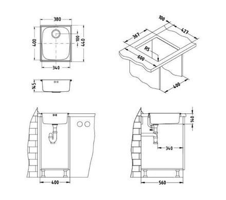 Кухонна мийка Alveus Basic 10 1082196K
