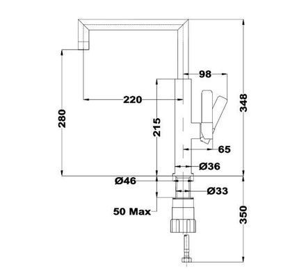 Смеситель Teka FOT 990 - хром