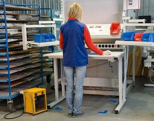 Електричний нагрівач промисловий 9 кВт з термостатом і регулюванням потужності&nbsp;Master B 9 IT