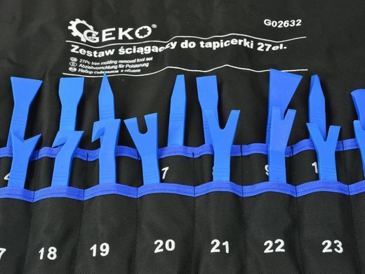 Набор съемников обивки 27 штук Geko G02632
