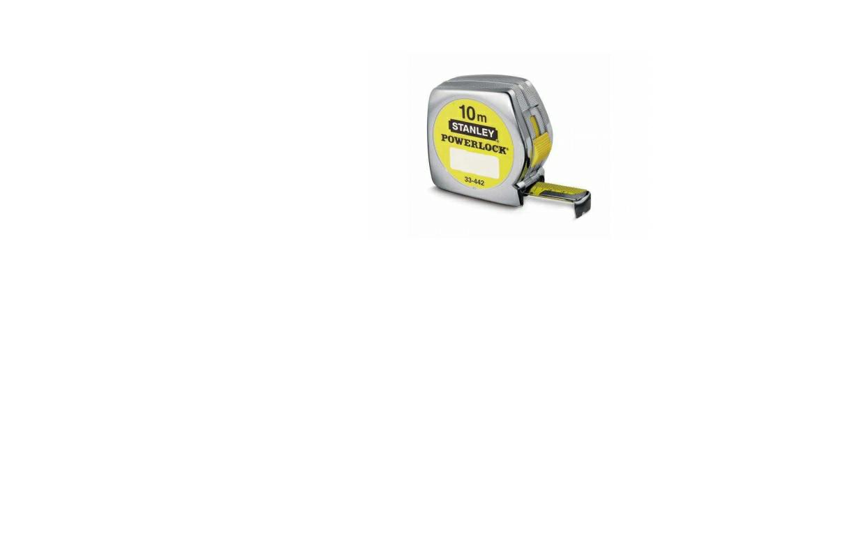 Рулетка Stanley POWERLOCK 10 м × 25 мм, лента MYLAR, класс точности II