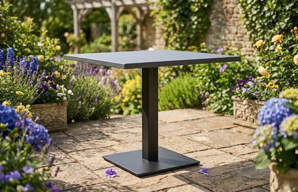 Садовый стол алюминиевый RIVIO GRANO 80x80 см для террасы и сада Bj&oslash;rkka