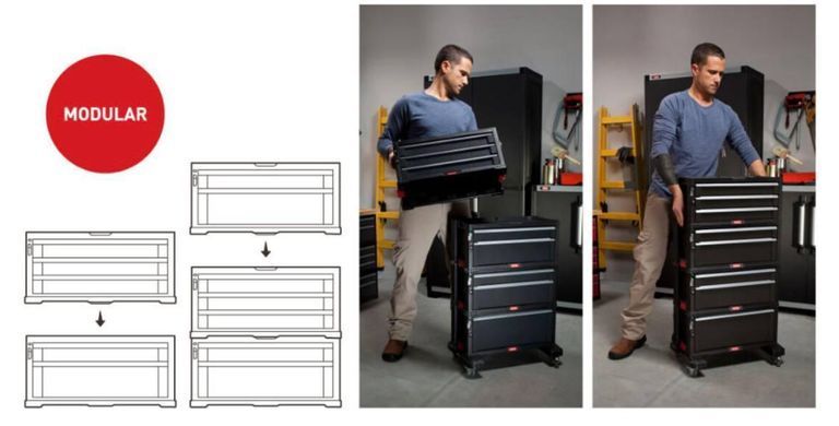 Ящик для інструментів з 3 висувними полицями Tool Chest Keter