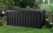 Пластиковый ящик сундук для террасы графит 390 л Glenwood Box Keter