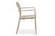 Крісло для тераси&nbsp;та саду MILO Beige 150 кг&nbsp;Bj&oslash;rkka