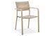 Крісло для тераси&nbsp;та саду MILO Beige 150 кг&nbsp;Bj&oslash;rkka
