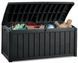 Пластиковый ящик сундук для террасы графит 390 л Glenwood Box Keter