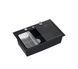 Кухонна мийка&nbsp;Quadron HQM7650U7_BS Marc Workstation чорний матовий/сталь