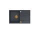 Кухонная мойка Quadron HB8203U8-C1_P2O Morgan 111 Black Diamond - гранит, встраиваемая в столешницу, суш