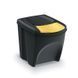 Набор контейнеров для сортировки мусора Keden 25 л 4 шт Sortibox IKWB25S4-S411