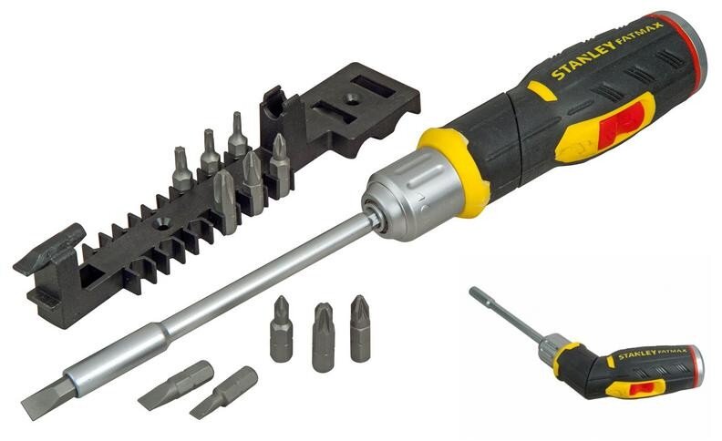 Отвертка пистолетного типа с реверсом Stanley FatMax 12 насадок SFMHT0-62691