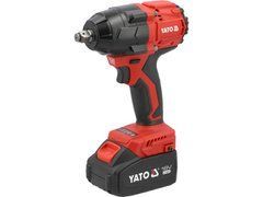 YATO Ключ ударный бесщеточный 18В 800Нм 2x4,0Ач