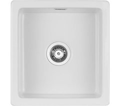 Кухонна мийка Deante SABOR ZCB6103 білий - кераміка, вбудовується в стільницю