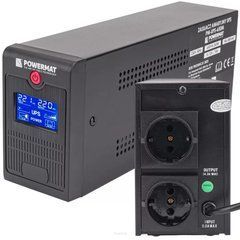 Аварийный источник питания ИБП LCD Powermat 650VA 360ВТ 7Ah PM-UPS-650M