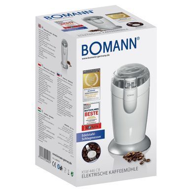 Кавомолка Bomann KSW 446 CB біла 120 Вт