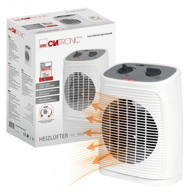 Тепловентилятор 2000 Вт белый Clatronic HL 3800