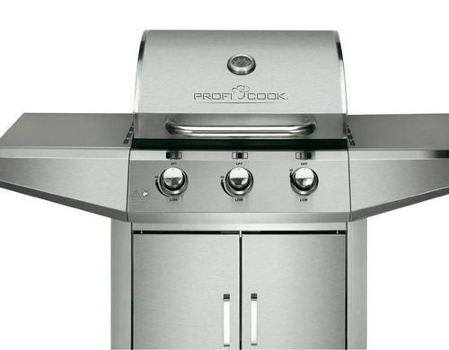 Газовий гриль PROFICOOK PC-1057 GG Gasgrill 3-Brenner Гарантія 3 РОКИ