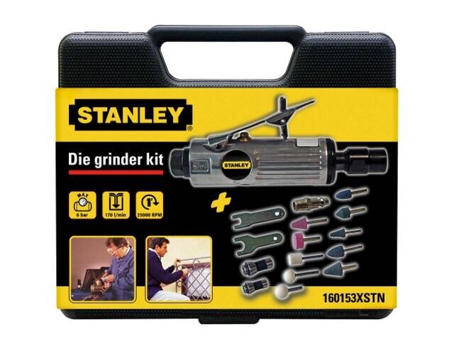 Пневматическая шлифовальная машина Stanley прямая, 25 000 об/мин