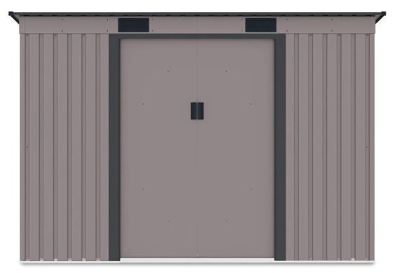 Металлический сарай 261x121 см Hardmaister Oregon Warm Grey