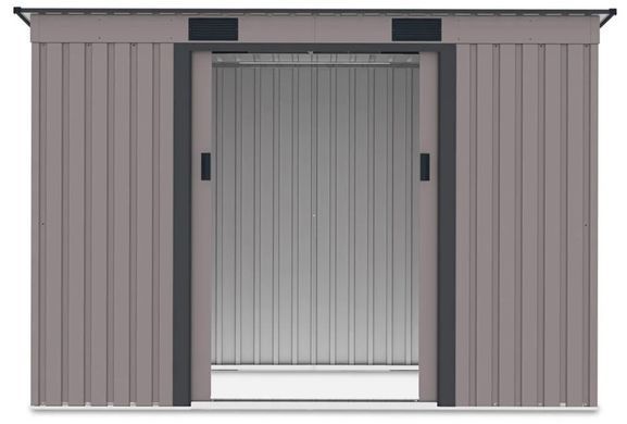 Металлический сарай 261x121 см Hardmaister Oregon Warm Grey
