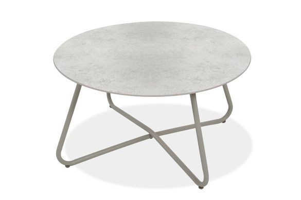 Комплект мебели для террасы VISTA CAFFE столик, диван и кресло садовое Grey Beige Bj&oslash;rkka