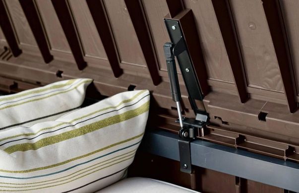 Садовий пластиковий ящик для зберігання коричневий 390 л Glenwood Box Keter